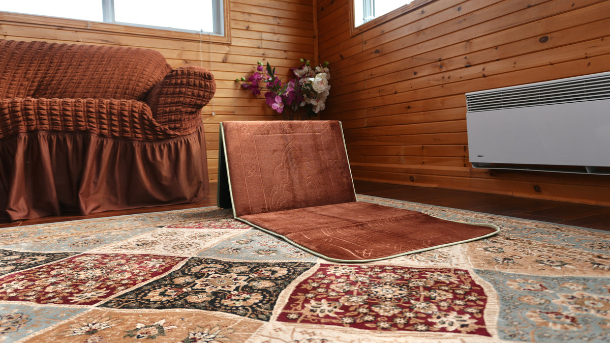 Bronze Prayer Mat with Backrest